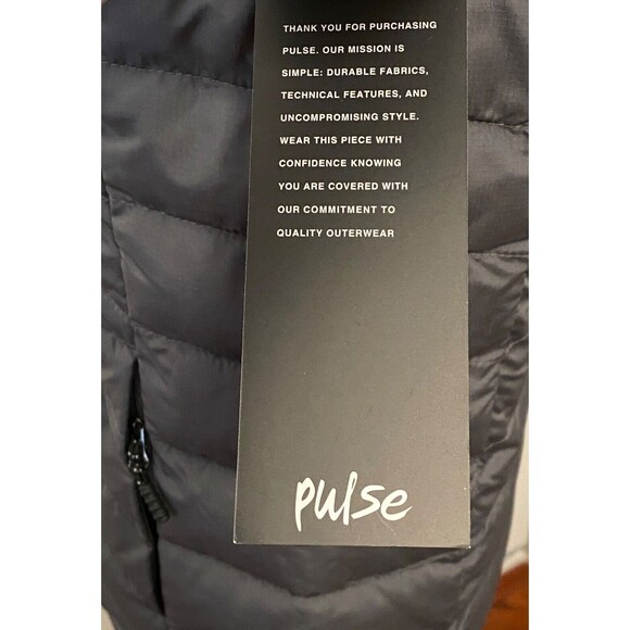NWT Pulse Puffer Vest Men's XS Boys Youth XL 20 Gray Quilted Ripstop Water Repel - Picture 13 of 15